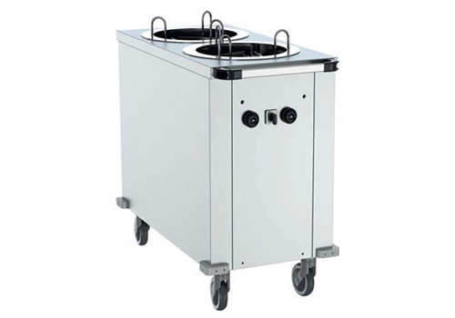 Trolley for heating plates
