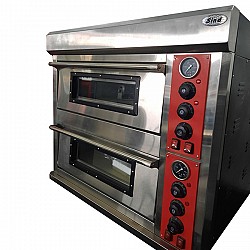 Double electric pizza oven 64x44cm - Ital Form