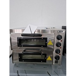 Double electric pizza oven 40x40cm - Ital Form